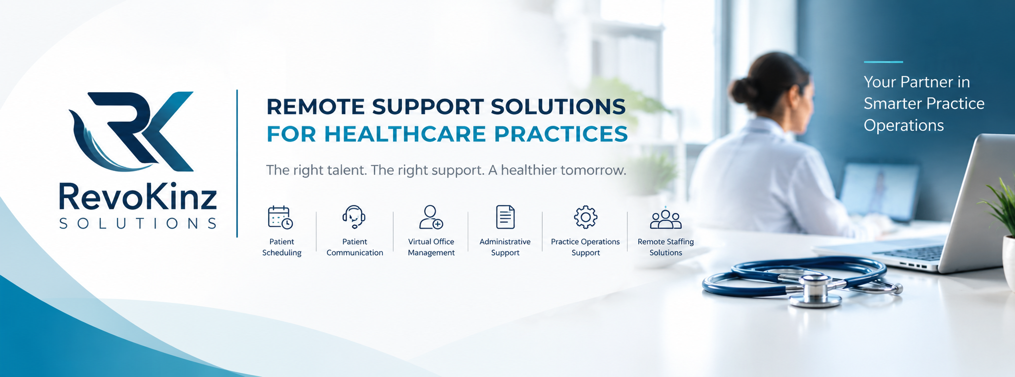 Healthcare practice remote support visual